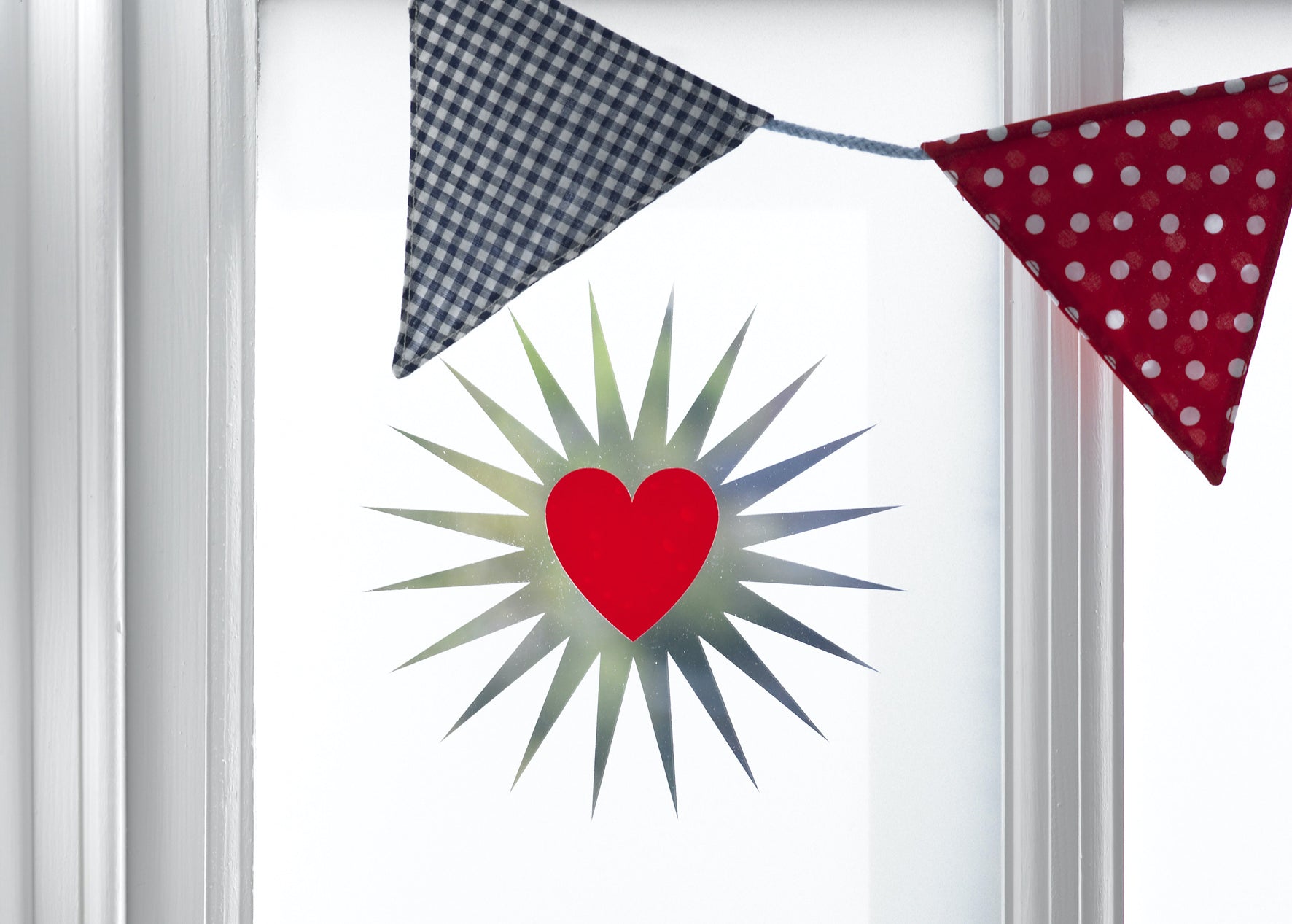 Heart design window film