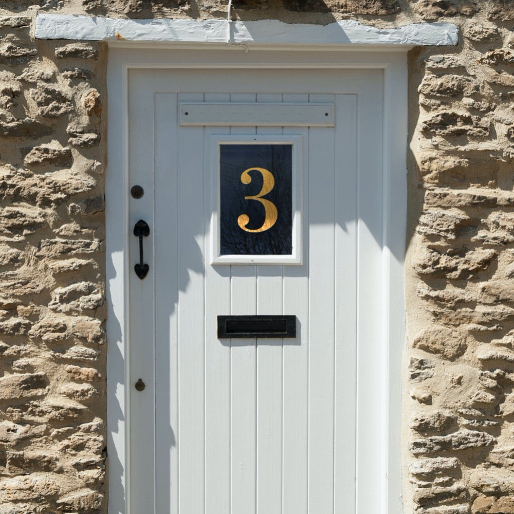 Door Number Stickers For Glass - T3 | Abode Window Films Door Number Stickers For Glass - T3 | Abode Window Films