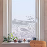 Frosted film Picture Window with avocet