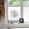 Decorative window film with blackbirds by Angela Harding 