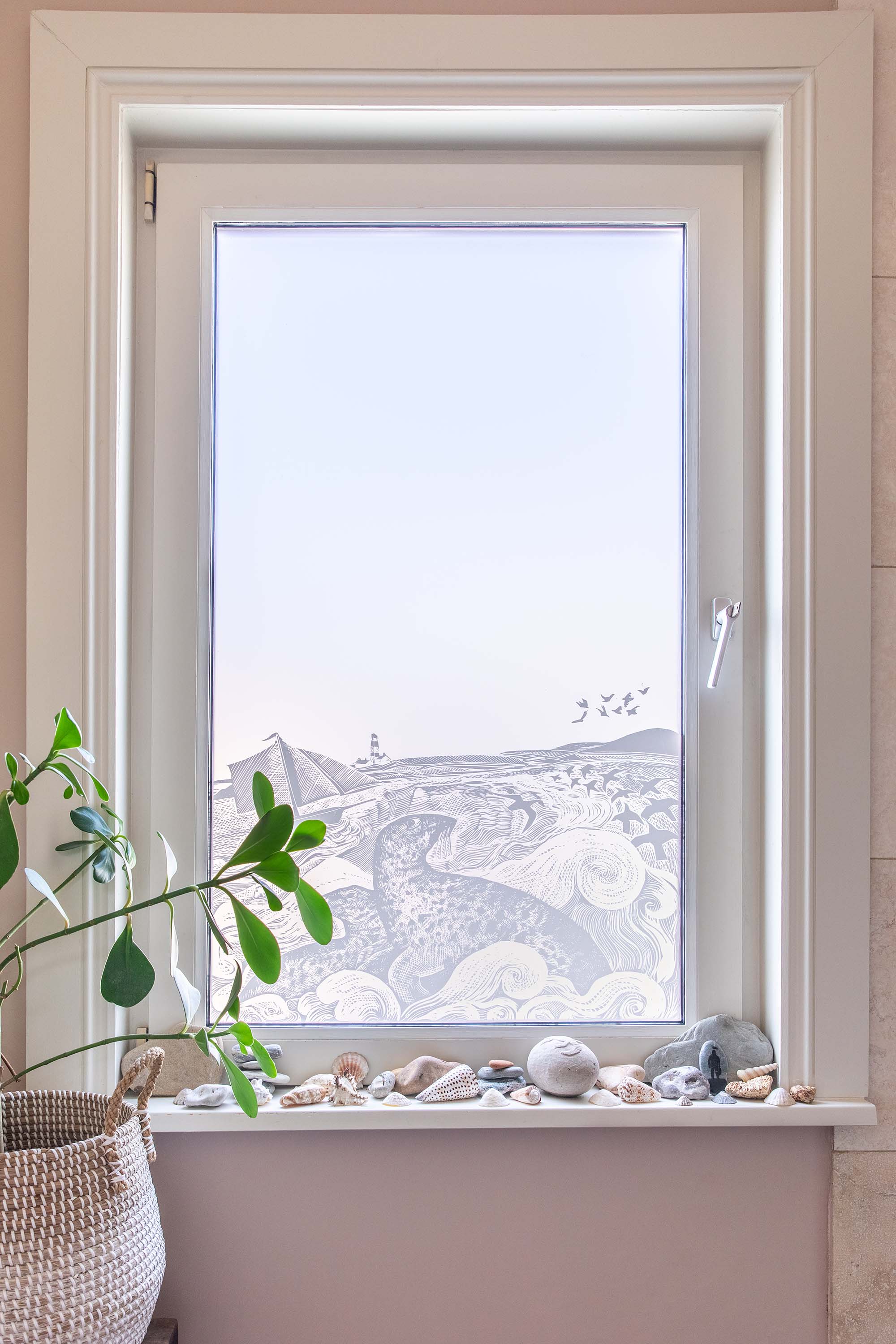 Picture Window Film with seals song illustration by Angela Harding 