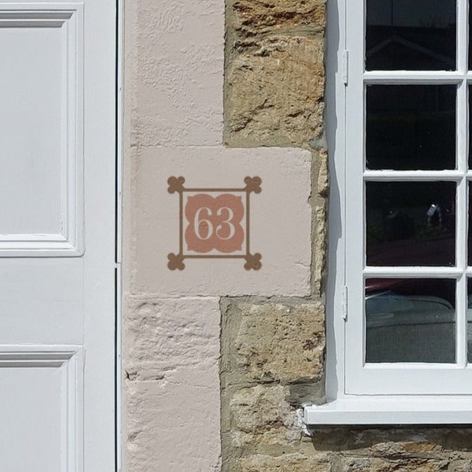 Georgian House Number - Stencil Film
