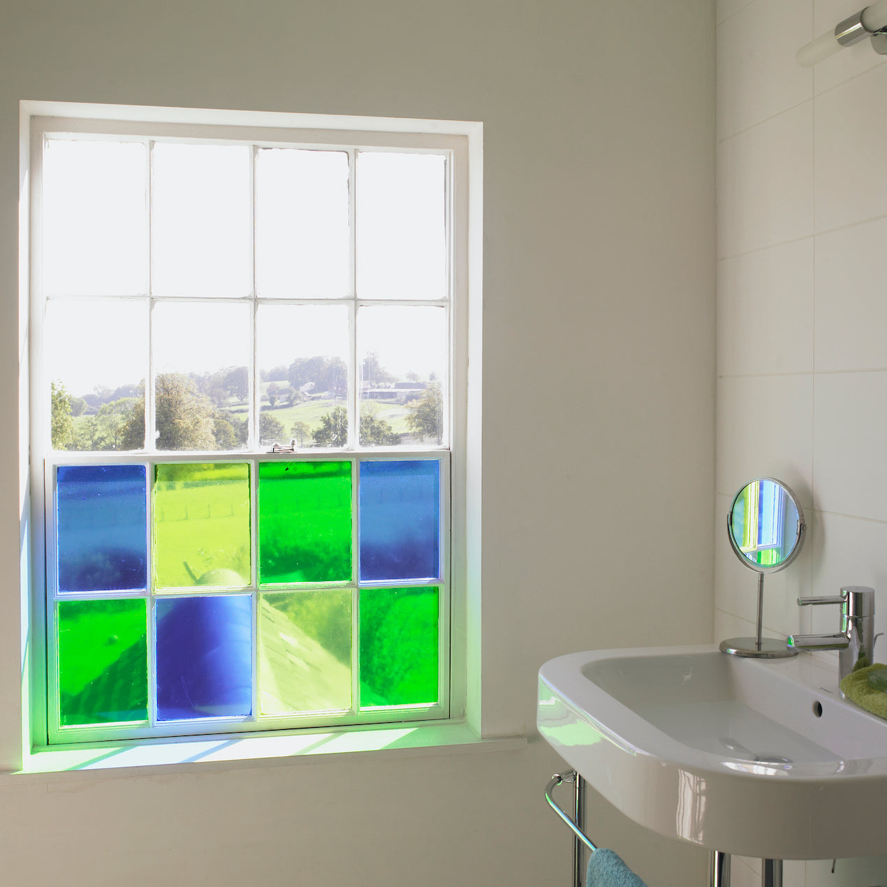 Apple Stained Glass Film.
