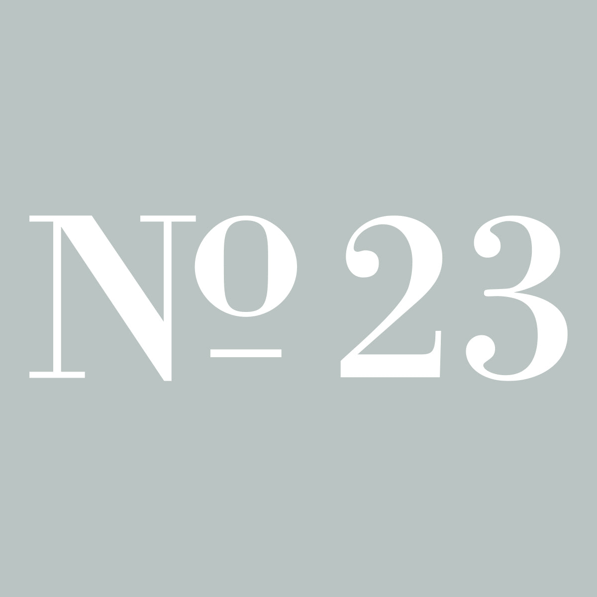 Bodoni No.Number.