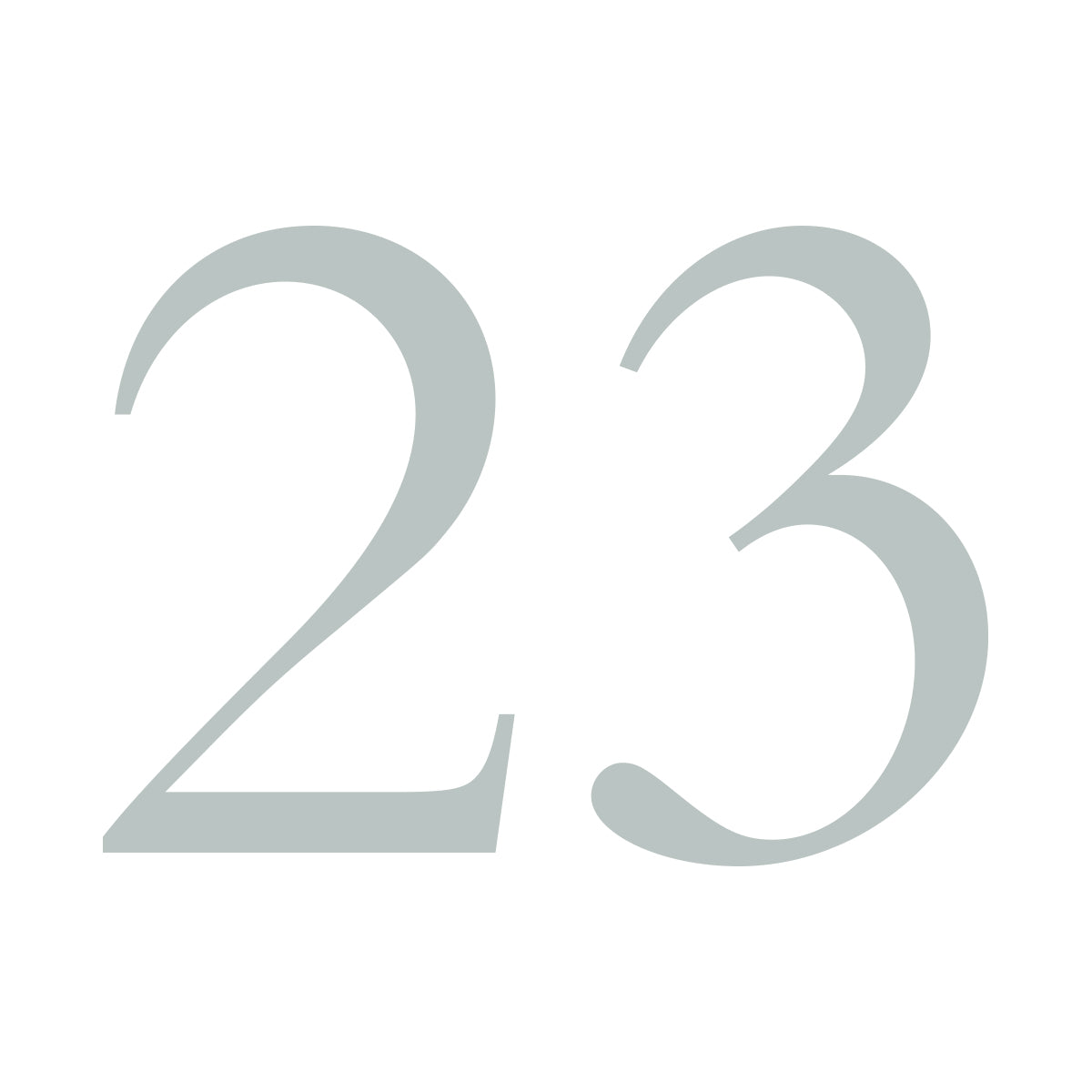 Bembo Number.