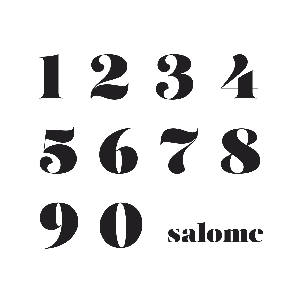 Oval-Salome Number.